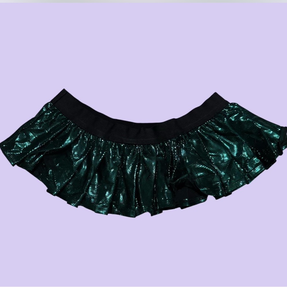 Shimmering Green Skirt
